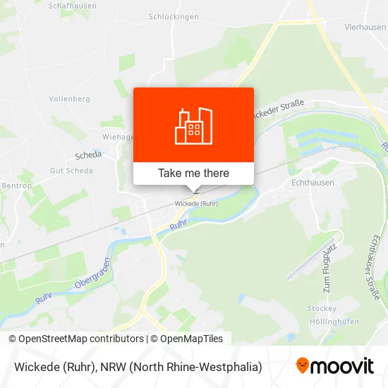 Карта Wickede (Ruhr)