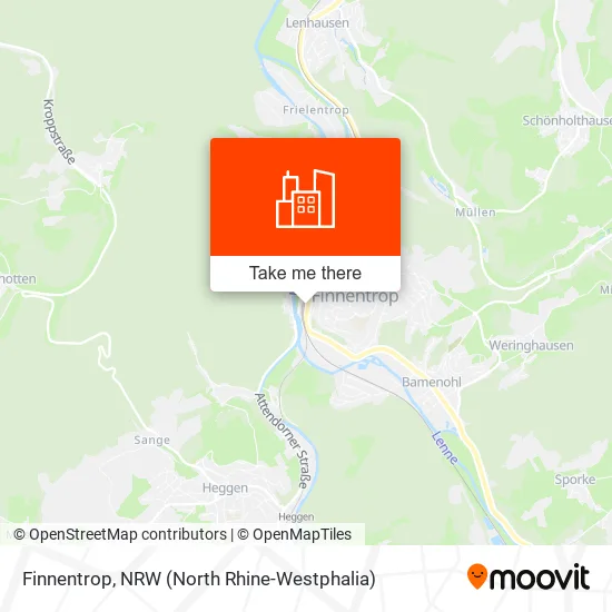 Карта Finnentrop