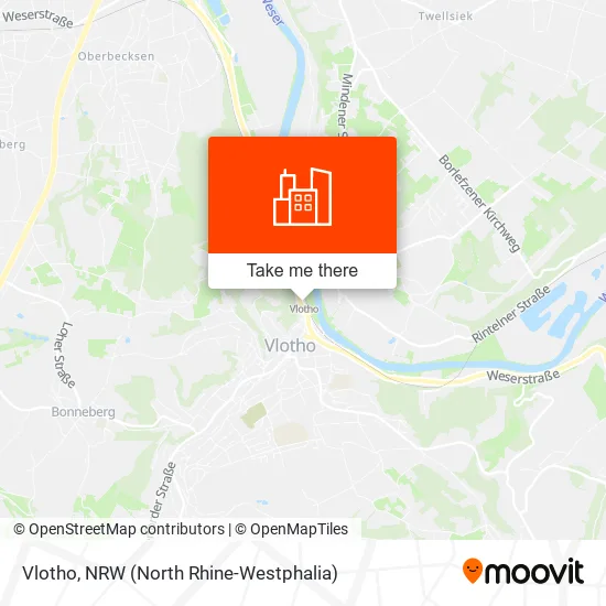 Карта Vlotho