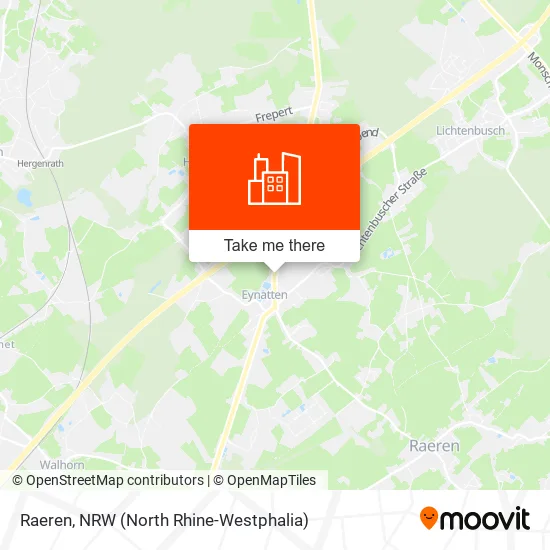 Карта Raeren