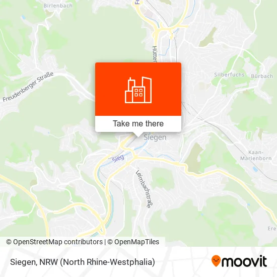 Карта Siegen