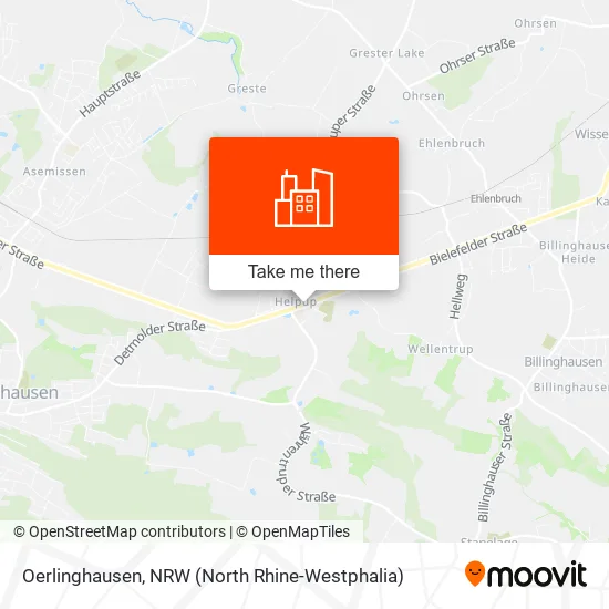 Карта Oerlinghausen