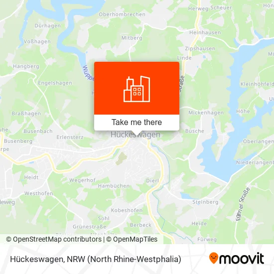 Карта Hückeswagen
