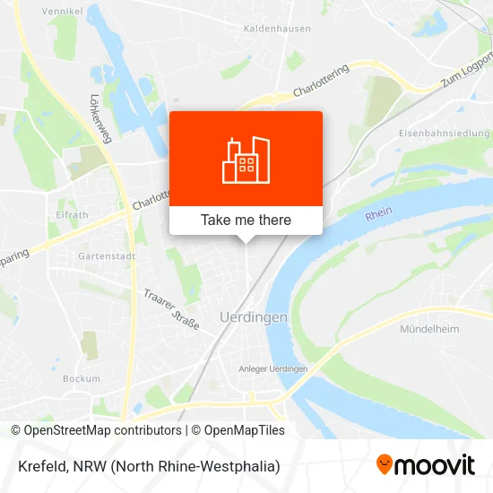 Карта Krefeld