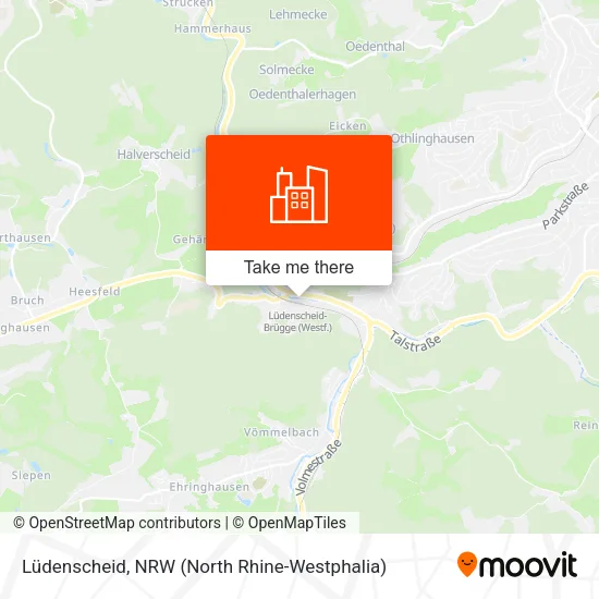 Карта Lüdenscheid