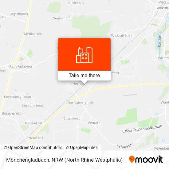 Карта Mönchengladbach