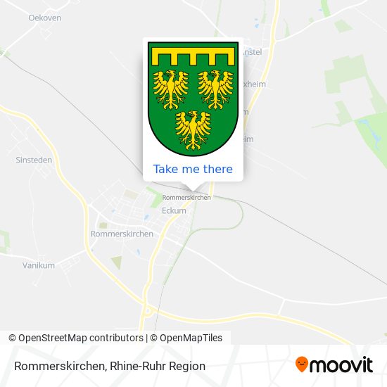 Rommerskirchen map