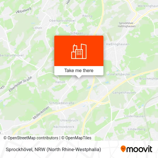 Карта Sprockhövel