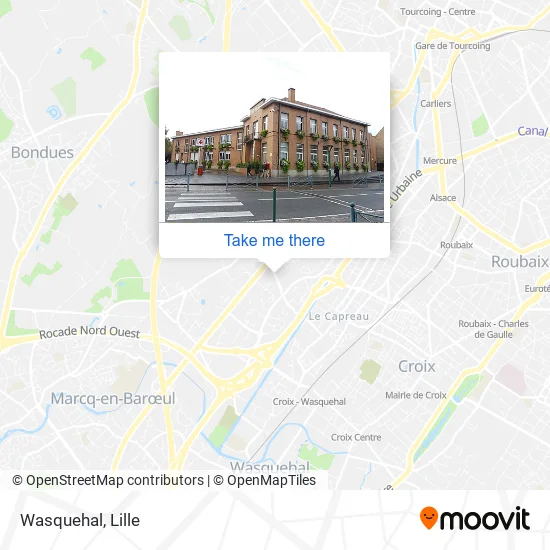 Wasquehal map