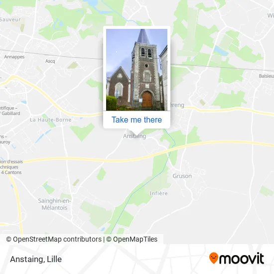 Anstaing map