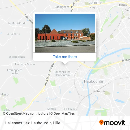 Hallennes-Lez-Haubourdin map