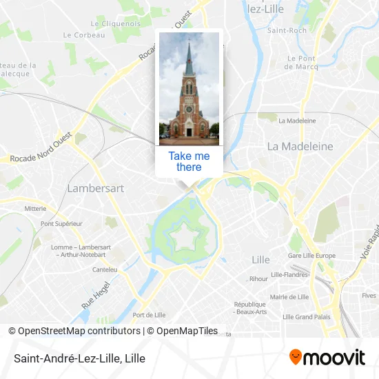 Saint-André-Lez-Lille map
