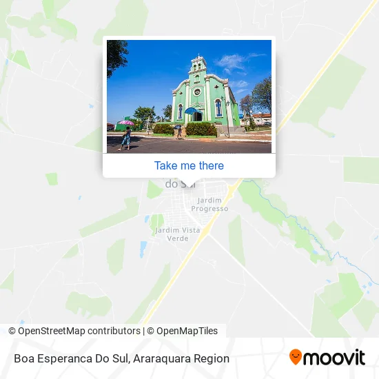 Boa Esperanca Do Sul map