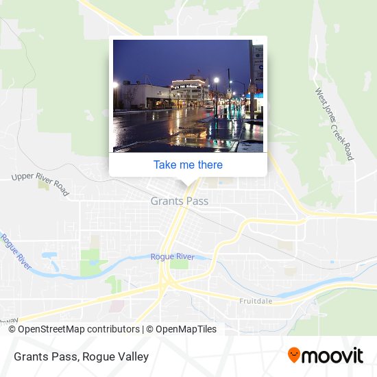 Grants Pass map