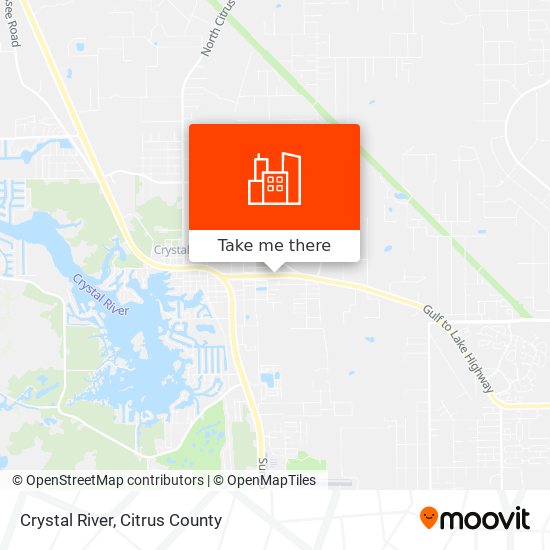 Mapa de Crystal River