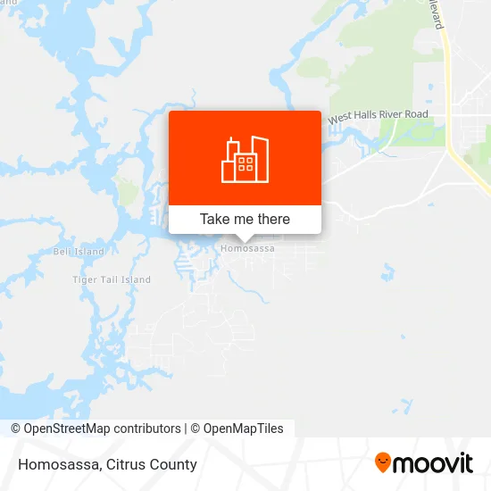 Homosassa map