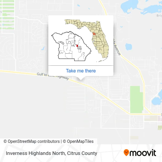 Inverness Highlands North map