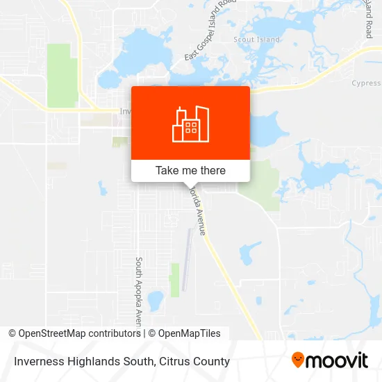 Inverness Highlands South map