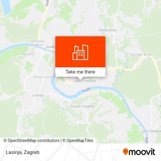 Lasinja map