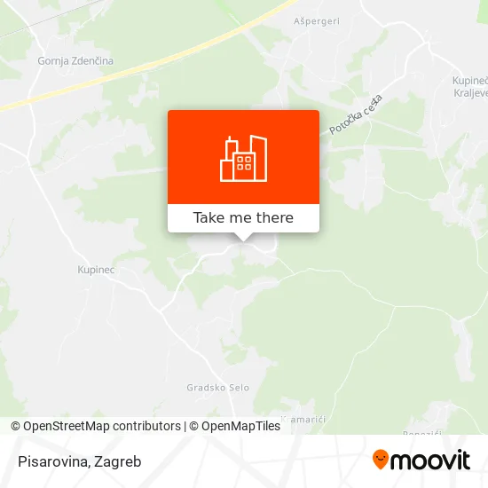 Pisarovina map