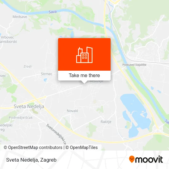 Sveta Nedelja map