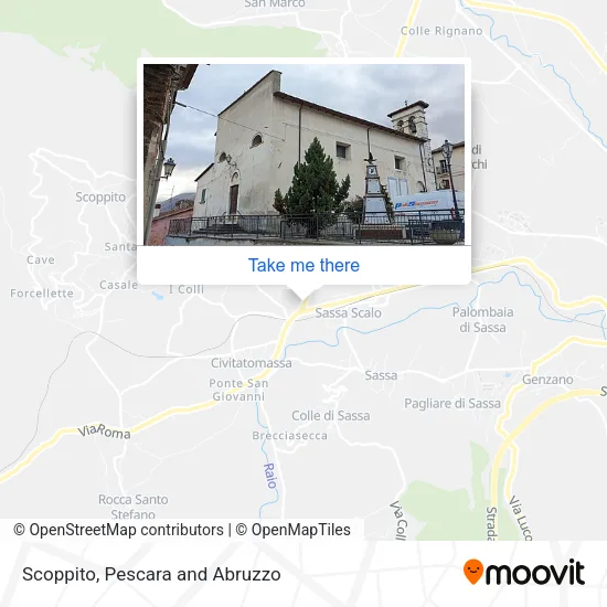 Scoppito map