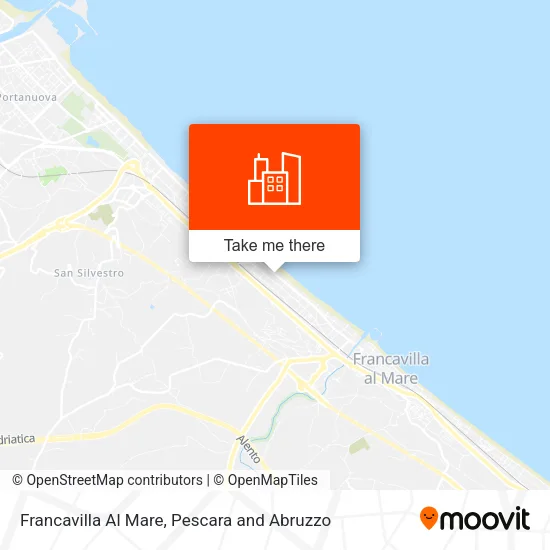 Francavilla Al Mare map