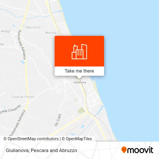 Giulianova map
