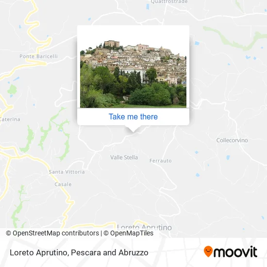 Loreto Aprutino map