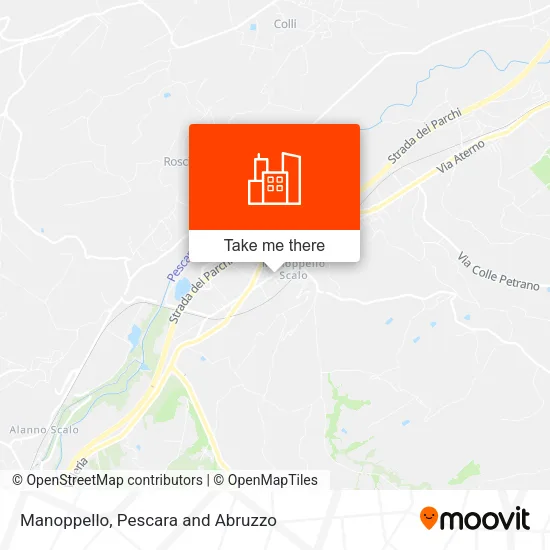 Manoppello map