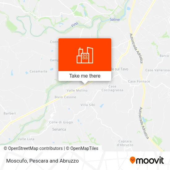 Moscufo map