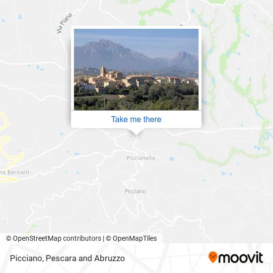 Picciano map