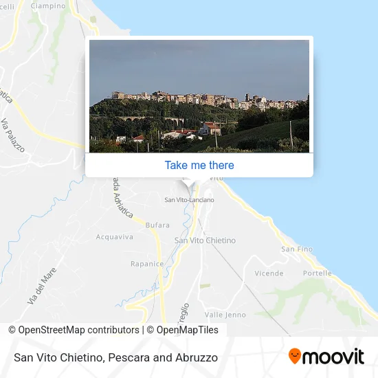 San Vito Chietino map