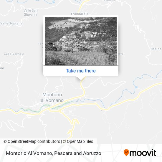 Montorio Al Vomano map