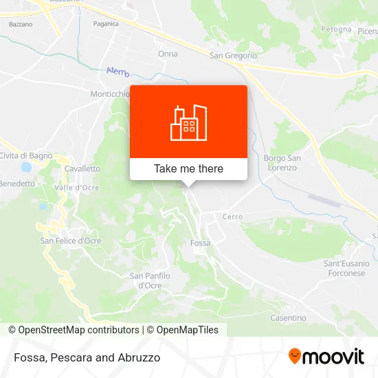 Fossa map