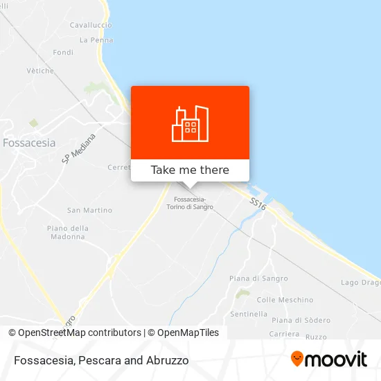 Fossacesia map