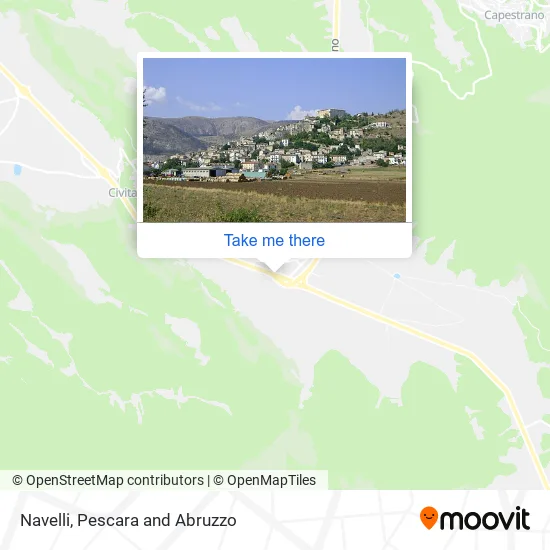 Navelli map