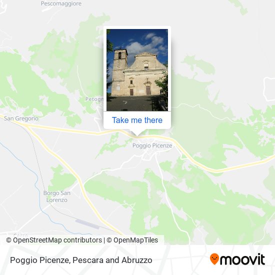 Poggio Picenze map