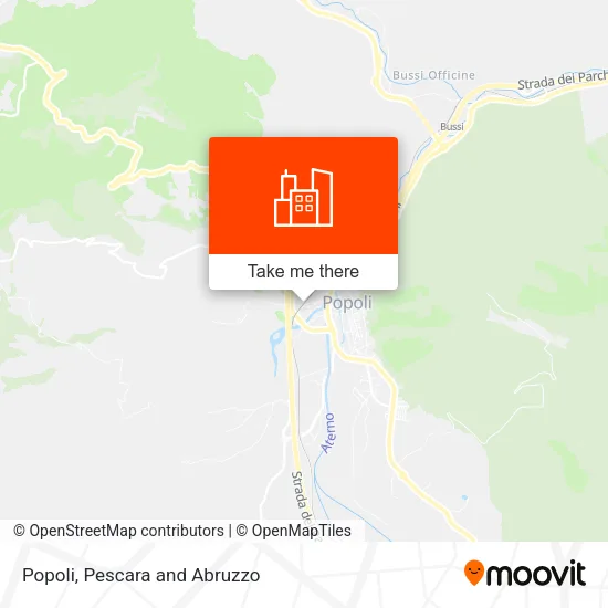 Popoli map