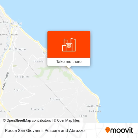 Rocca San Giovanni map