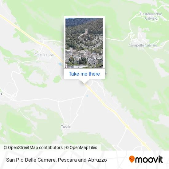 San Pio Delle Camere map