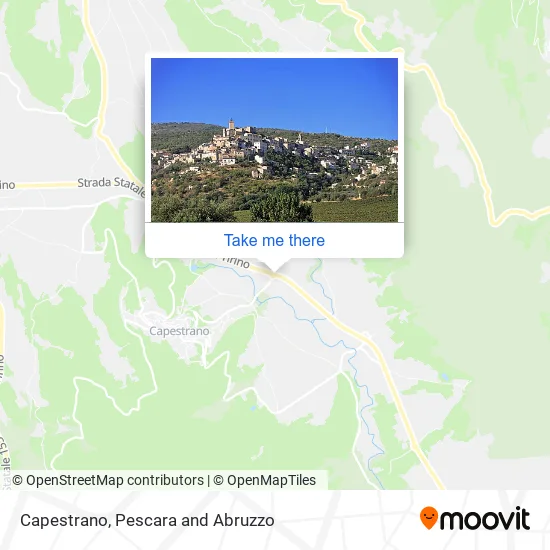 Capestrano map
