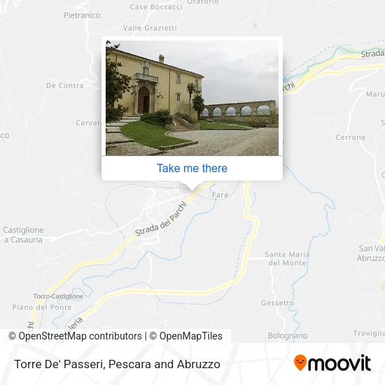 Torre De' Passeri map