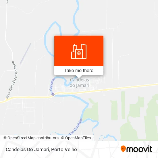 Candeias Do Jamari map