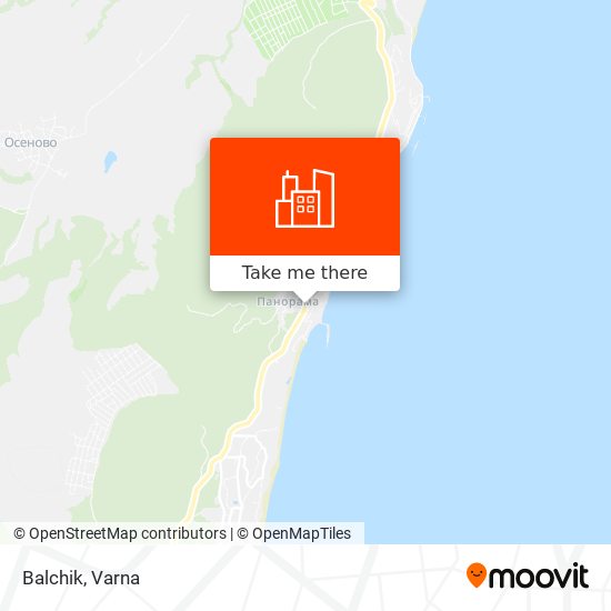 Balchik map