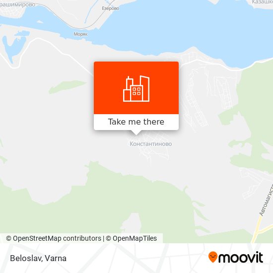Beloslav map