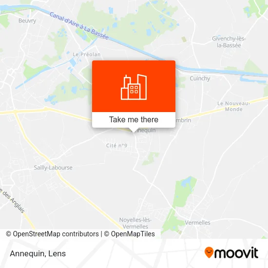 Annequin map