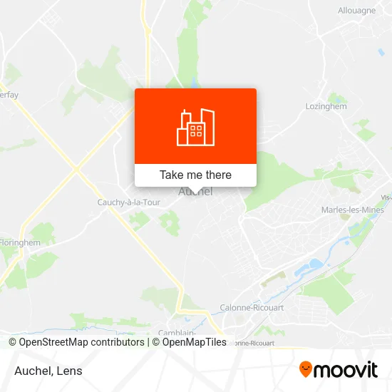 Auchel map