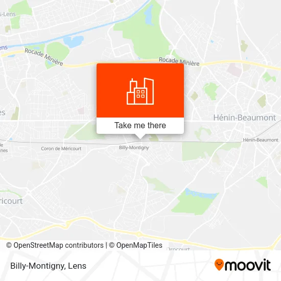 Billy-Montigny map