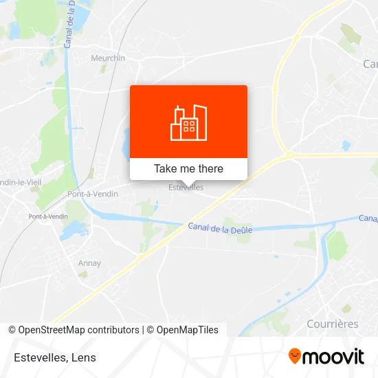 Estevelles map